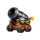 pirates parrot cannon symbol icon