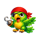 pirates parrot parrot symbol icon