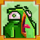 pixel paws parrot symbol icon