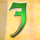 pixie gold j letter symbol icon