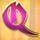 pixie gold q letter symbol icon
