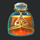 pixie magic orange potion symbol icon