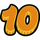 pizza pizza pizza 10 symbol icon