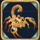 play with cleo scorpion symbol icon