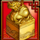 plentiful treasure gold statue symbol icon