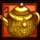 plentiful treasure pot gold symbol icon