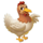 plucky lucky chicken symbol icon