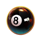 pool eight ball ball symbol icon