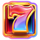 pop and win lucky seven symbol icon