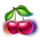 pop and win red cherries symbol icon
