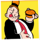 popeye and olive oyl hungry symbol icon