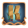 poseidon jackpot k symbol icon