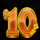 pot of fortune 10 symbol icon