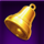 power crown hold and win bell symbol icon
