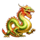 power of tiger dragon symbol icon