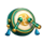 power of tiger drum symbol icon