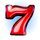 prime zone red seven symbol icon