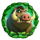 primitive man wild boar symbol icon