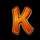 prosperity journey k letter symbol icon