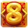 prosperity pop and win eight symbol icon