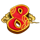 prosperous 8s hold and win red eight symbol icon