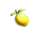 pulped the first cut lemon symbol icon
