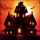 pumpkin power house symbol icon