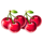 pure ecstasy cherries symbol icon