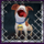 purple fox dog symbol icon