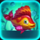 push gaming fish n nudge mouth open fish symbol icon