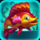 push gaming fish n nudge red fin symbol icon