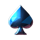 quartz sio2 spade symbol icon