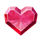 queen amber clover chance heart symbol icon
