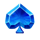 queen amber clover chance spade symbol icon