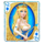 queen of cards blue queen symbol icon