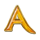 queen of treasure a symbol icon