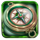 queen of treasure compass symbol icon