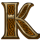 queen of valhalla k symbol icon