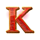 queens of ra power combo k symbol icon