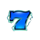 quick hit blitz blue 7 symbol icon