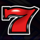 quick hit super wheel wild red 7 symbol icon