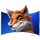 rabbit and the fox fox symbol icon
