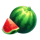 rainbow fruit flowin melon symbol icon