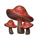rainbow magic mushroom symbol icon
