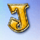 rainbow riches drops of gold j symbol icon