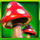 rainbow riches fortune favours mushroom symbol icon
