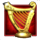 rainbow riches locomotion harp symbol icon