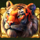 rainforest gold tiger symbol icon