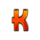 rake it in pots of gold k symbol icon