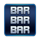 rapid gems 777 bar 3 symbol icon